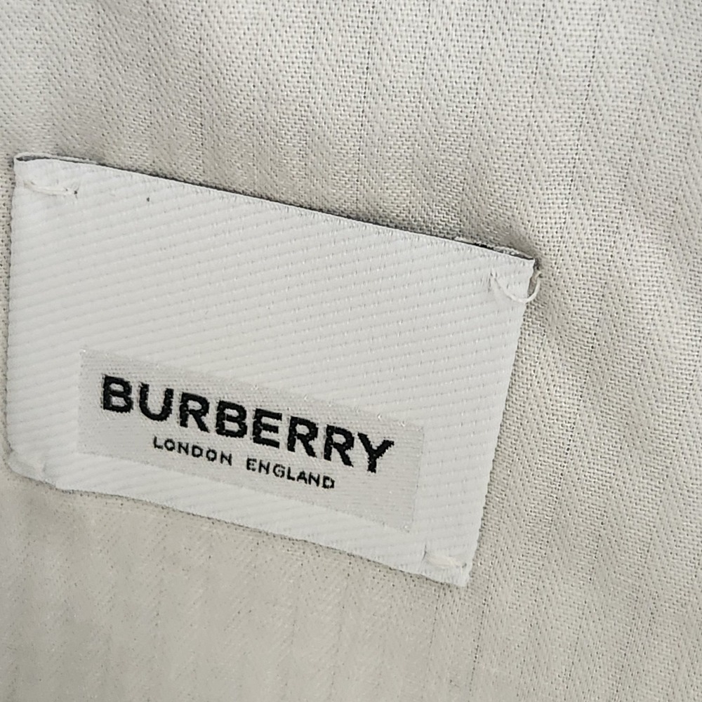 New Burberry London England Beige Wool Mohair Houndstooth Trousers IT 46 US 46 - Picture 13 of 15